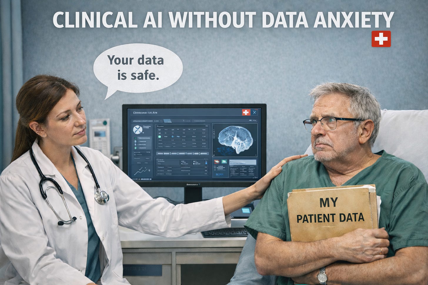 Clinical AI Without Data Anxiety: AI That Won’t Get You in Trouble