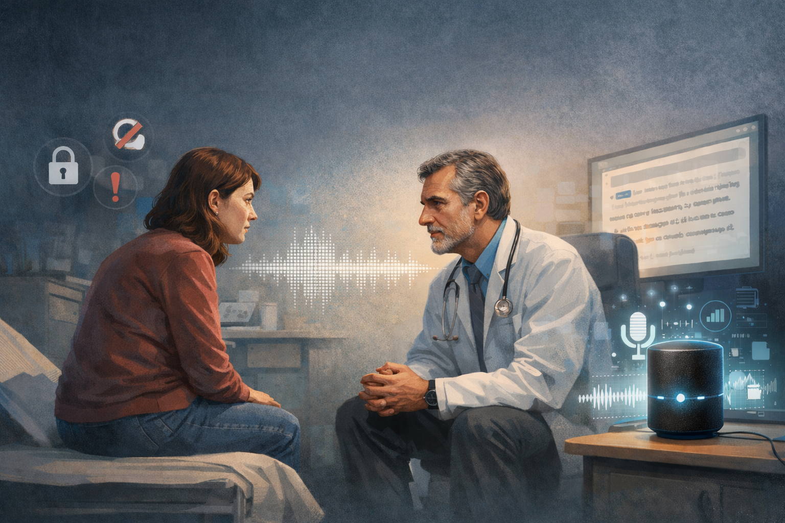 Was Patienten verschweigen, wenn KI zuhört