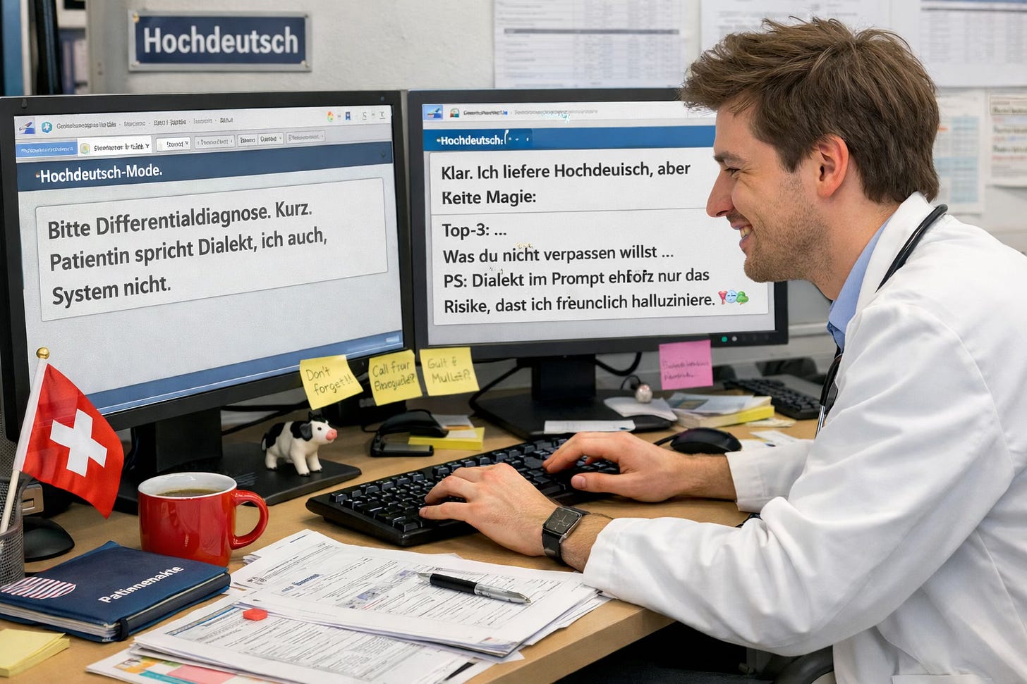 Why Clinical AI Doesn’t Care About Your Hochdeutsch